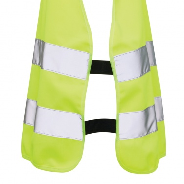 Logotrade promotional product image of: GRS recycled PET high-visibility safety vest 7-12 years